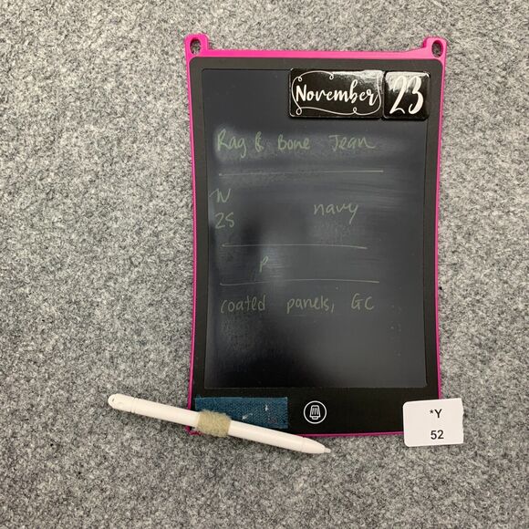 Rag & Bone Pop Jegging Women 25 Midnight Denim Lamb Leather Panel Stretch Skinny - Picture 11 of 13